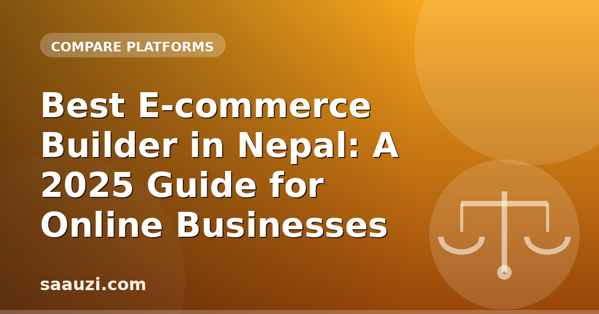 Best E-commerce Builder in Nepal: A 2025 Guide for Online Businesses
