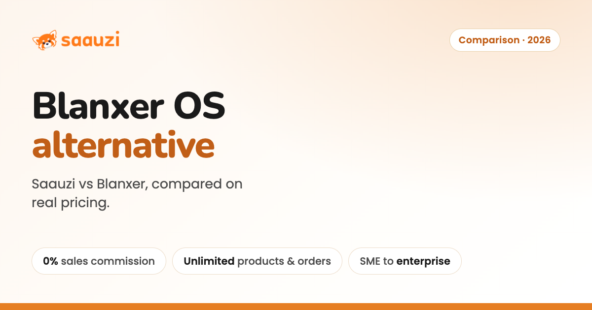 Blanxer OS Alternative: Saauzi vs Blanxer Compared (2026 Pricing)