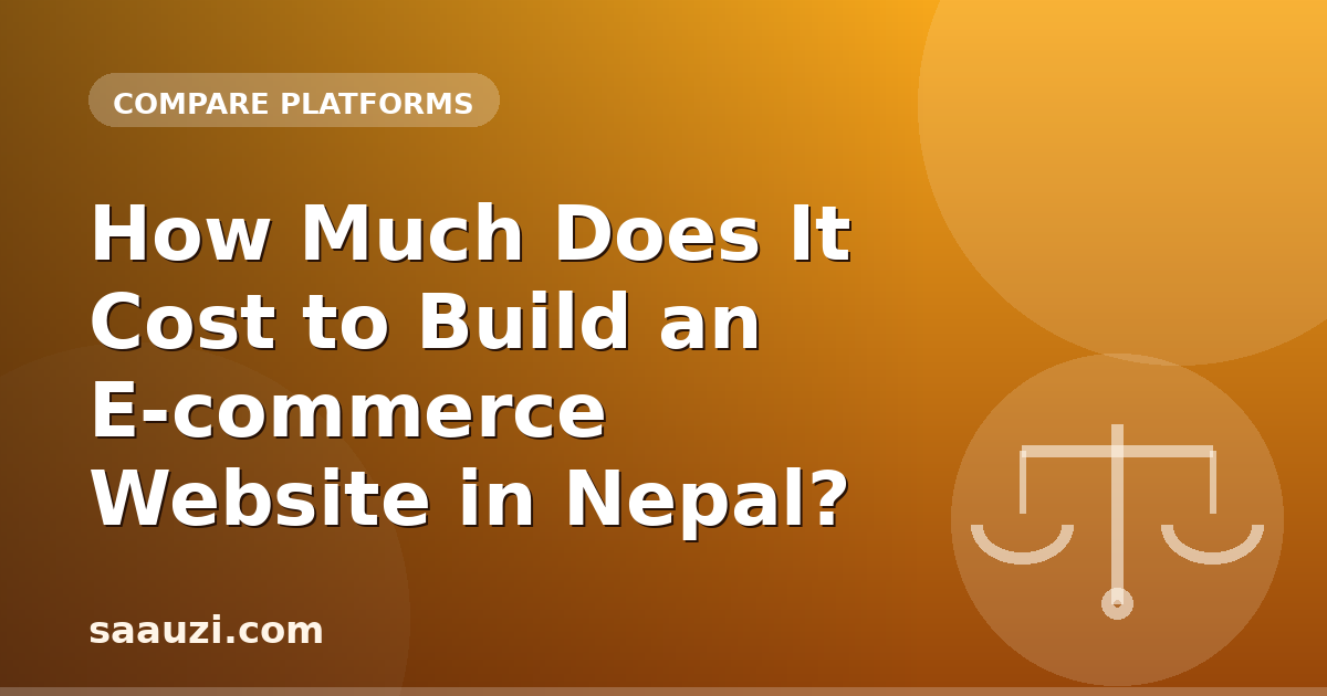 How Much Does It Cost to Build an E-commerce Website in Nepal?