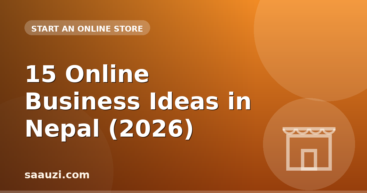 15 Online Business Ideas in Nepal (2026)